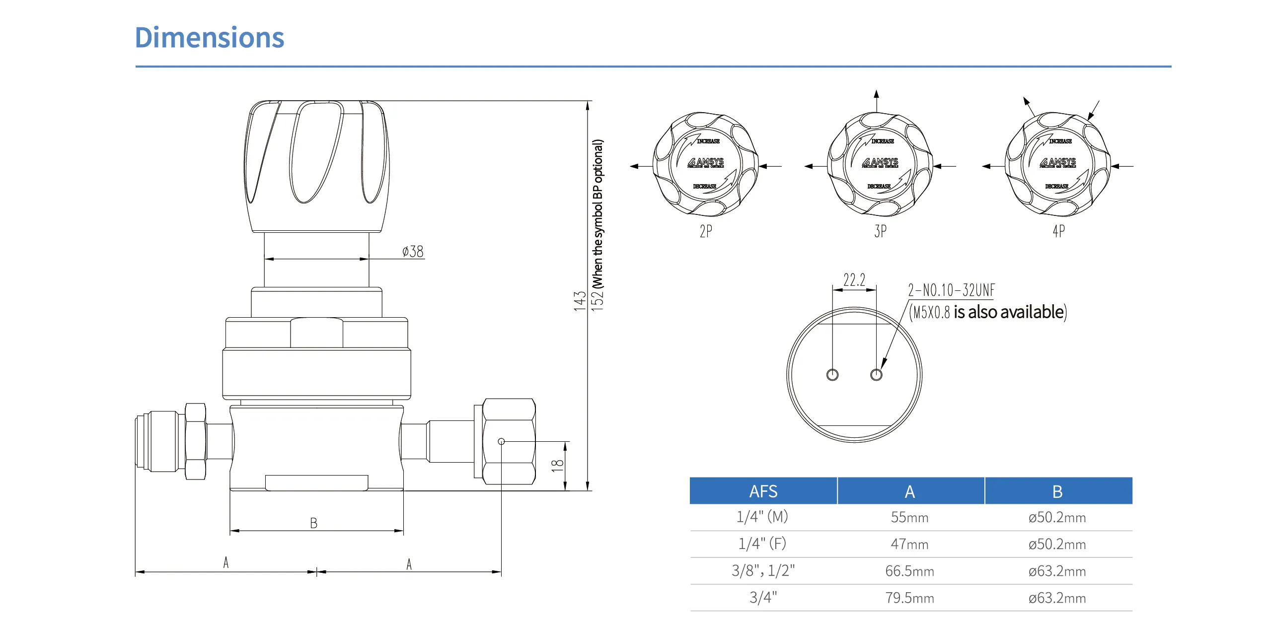 Регулятор AMFLO UHP AU23 Материал: Код ZS (Body,Poppet, Nozzle,Gland-SUS316L;Diaphragm-Hastelloy®C-22,Seat: PCTFE) ; Поверхность 0.25 um; 4х портовый, вх. давл. 206 бар, CV-0.9