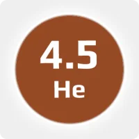 Гелий (He) марка А 4.5 (99,995%) в баллоне 10л, 100 бар, соединение G 3-4 (DIN 9)