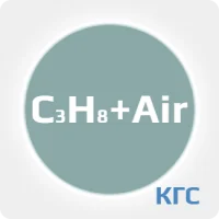 Калибровочная газовая смесь: ПРОПАН (C3H8) 0.6 % + ВОЗДУХ (Air) ост. в баллоне 2 л. Сталь, вентиль Латунь